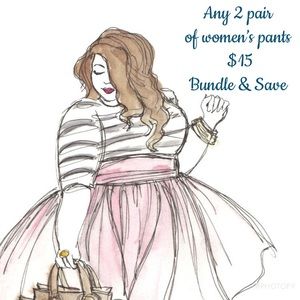 Bundle and Save on any Women’s pants in my closet